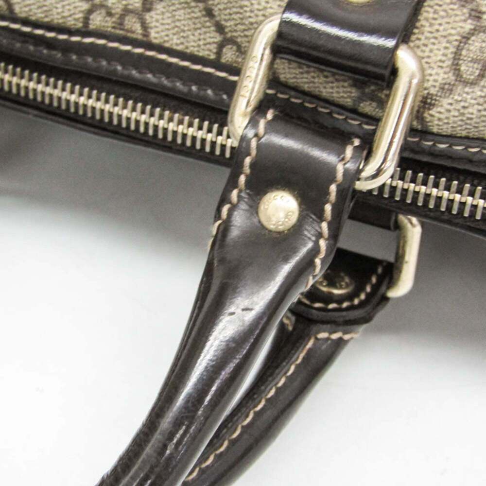 GUCCI Brown Leather Boston Bag - Picture 12 of 16